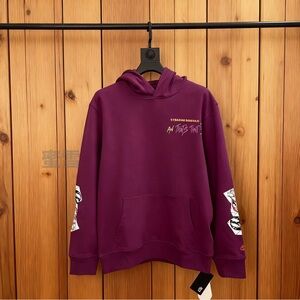 Chrome Hearts Purple Hoodie with Graphic Details